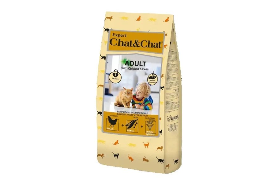 Hrana za mačke CHAT&CHAT piletina – 900 g