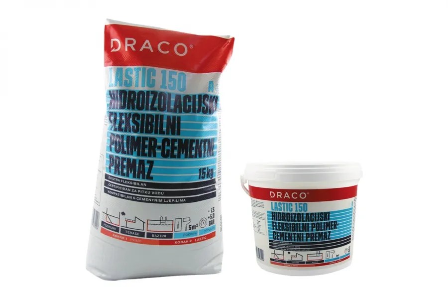 Hidroizolacijski premaz Draco Lastic 150 A+B – 15+5 kg