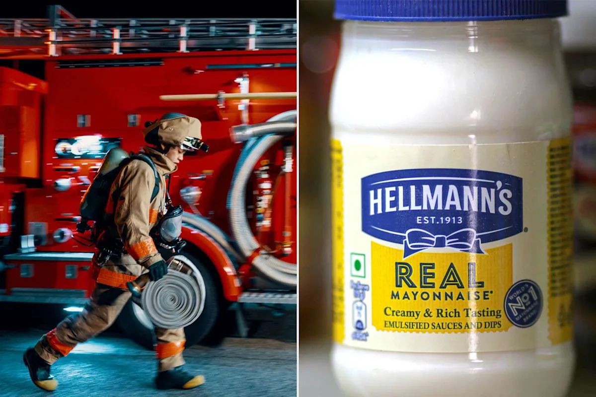 Las ofertas de Hellmann para pagar al propietario de Café para reparaciones después de un incendio provocado del cliente que no obtuvo mayonesa Las ofertas de Hellmann para pagar al propietario de Café para reparaciones después de un incendio provocado del cliente que no obtuvo mayonesa
