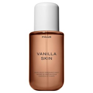 PHLUR Vanilla Skin Body Mist – Hair & Body Mist for Women & Men Fragrance – Vanilla Body Spray with Pink Pepper, Cashmere Wood & Sandalwood (8 Fl Oz)