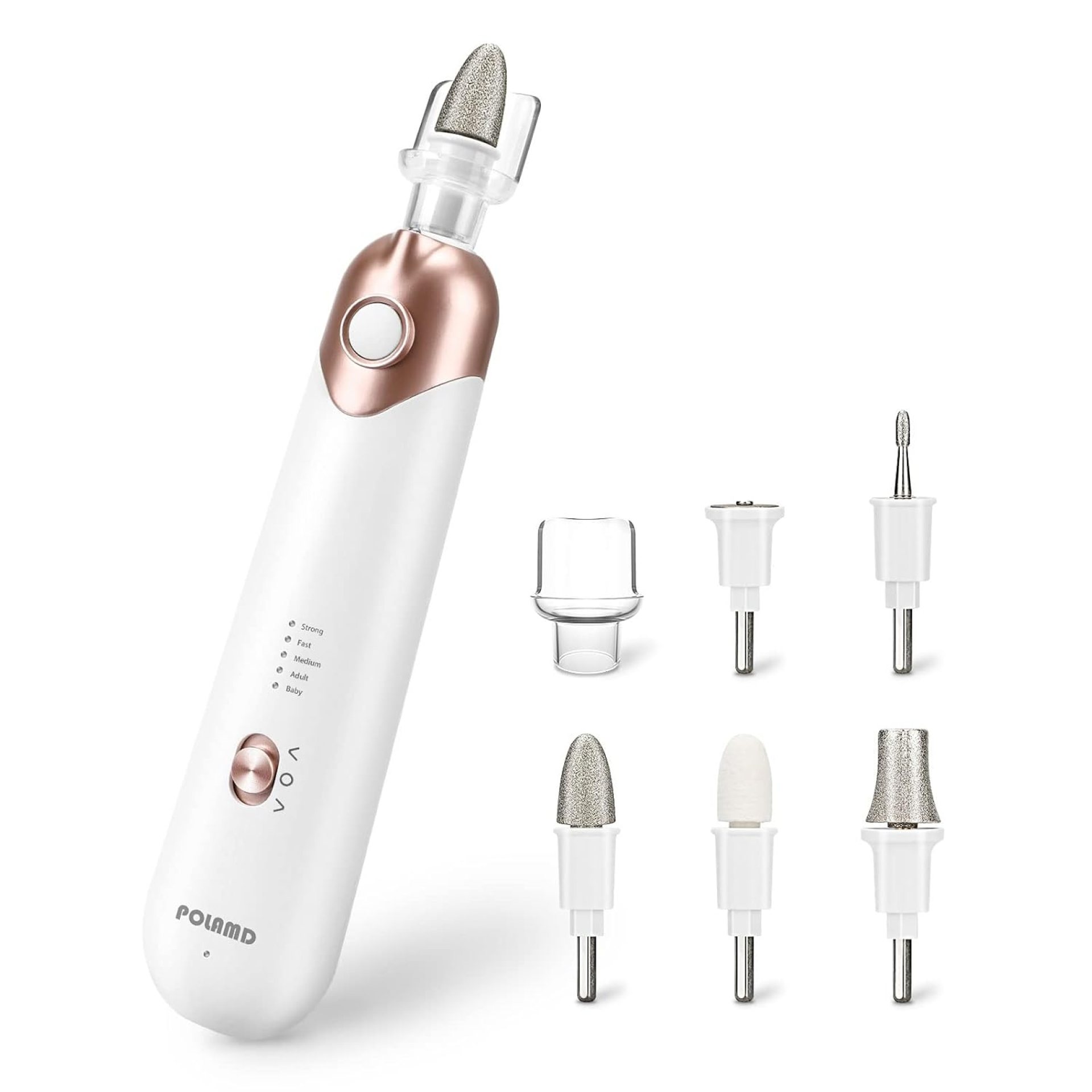Professional Manicure Pedicure Kit, Electric Nail File Set, Cordless Electric Nail Drill Machine, 5 Speeds Hand Foot Care Tool for Nail Grind Trim Polish(White) Professional Manicure Pedicure Kit, Electric Nail File Set, Cordless Electric Nail Drill Machine, 5 Speeds Hand Foot Care Tool for Nail Grind Trim Polish(White)
