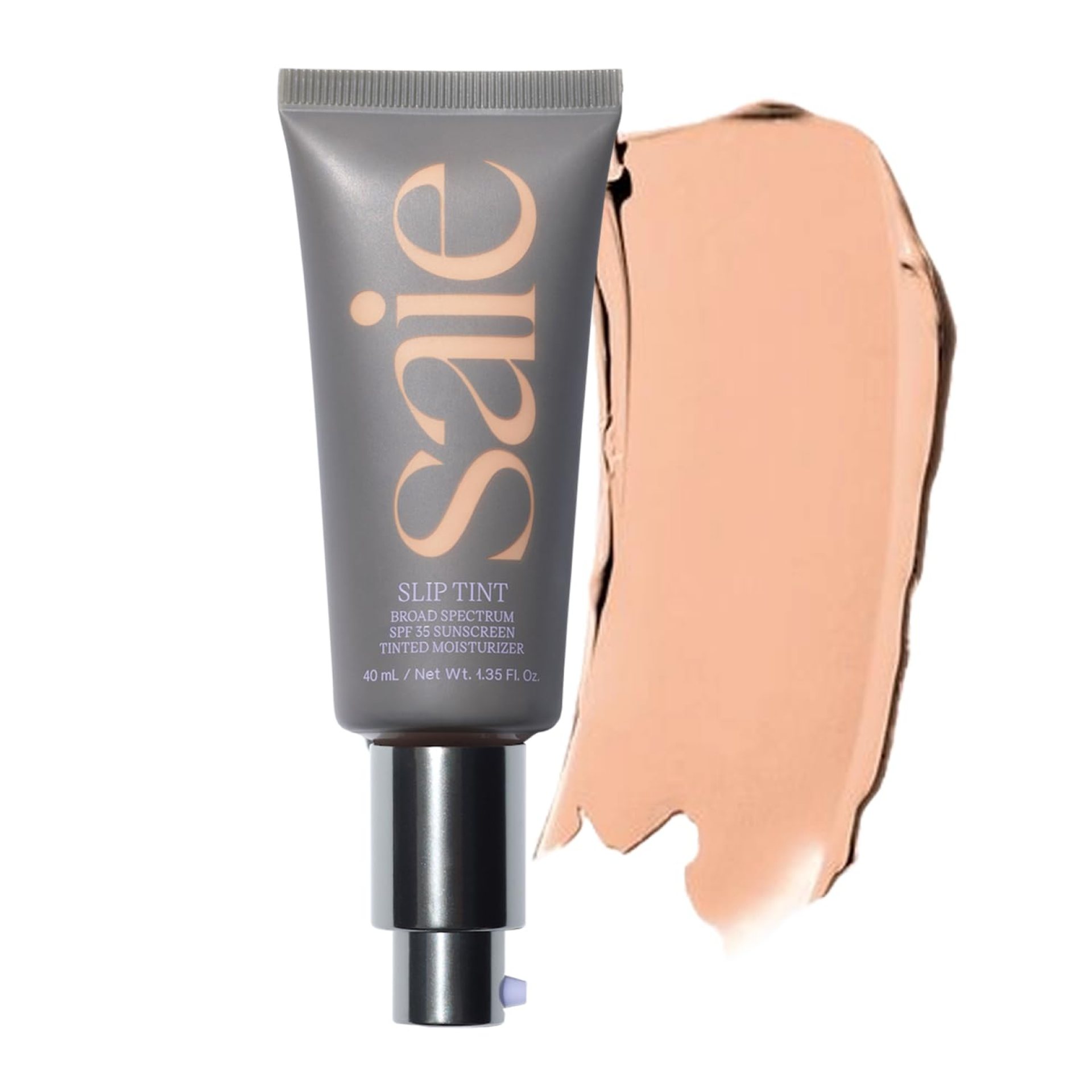 Saie Slip Tint Tinted Moisturizer with SPF 35 – Light Coverage, Glowy Skin Tint & Mineral Sunscreen for Face with Hydrating Hyaluronic Acid – Summer Makeup Essential – Shade Three + Half (1.35 oz) Saie Slip Tint Tinted Moisturizer with SPF 35 – Light Coverage, Glowy Skin Tint & Mineral Sunscreen for Face with Hydrating Hyaluronic Acid – Summer Makeup Essential – Shade Three + Half (1.35 oz)