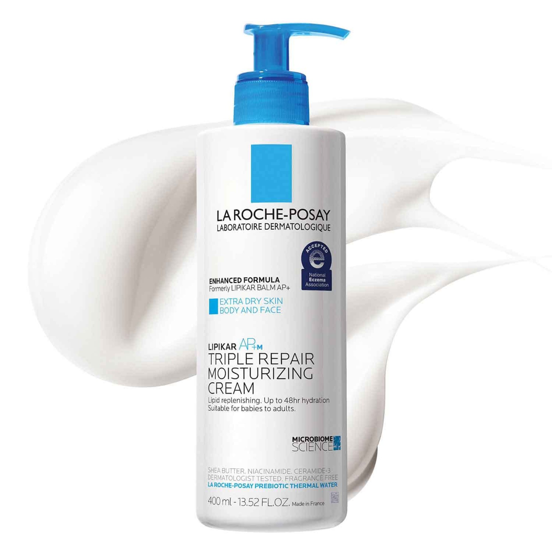La Roche-Posay Lipikar AP+ Triple Repair Moisturizing Cream | Face & Body Lotion For Dry Skin | Shea Butter & Niacinamide Moisturizer | Gentle Face & Body Cream For Dry, Rough & Sensitive Skin La Roche-Posay Lipikar AP+ Triple Repair Moisturizing Cream | Face & Body Lotion For Dry Skin | Shea Butter & Niacinamide Moisturizer | Gentle Face & Body Cream For Dry, Rough & Sensitive Skin