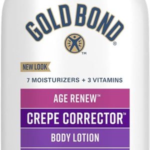 Gold Bond Age Renew Crepe Corrector Body & Face Lotion, Replenishing & Smoothing Formula, 14 oz., Packaging may vary