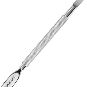 Utopia Care Cuticle Pusher Tool & Spoon Nail Cleaner, Professional Stainless Steel Cuticle Remover & Cutter, Durable Manicure & Pedicure Tool for Finger & Toenails, Silver