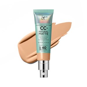 From Pores to Protection: This Oil-Controlling Formula Smooths, Covers, and Shields Your Skin with SPF 40.