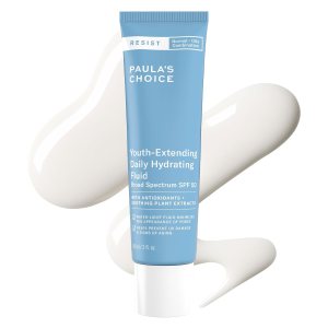 Paula’s Choice RESIST Daily Hydrating Fluid Face Moisturizer SPF 50, UVA & UVB Protection, Chamomile & Vitamin E, Lightweight Sunscreen for Oily Skin, Fragrance-Free