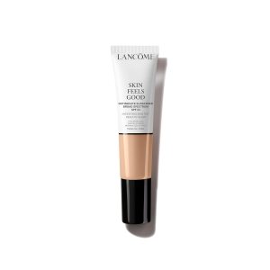 Lancôme Skin Feels Good Hydrating Tinted Moisturizer with SPF 23 – Oil-Free & Lightweight Foundation – Sheer Coverage with Healthy Glow Finish – 035W Fresh Almond