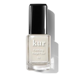 LONDONTOWN kur Nail Ridge Filler – Smoother – Strengthener – Filler for Damaged Uneven Nails – Fortifying, Self Leveling Base, Vegan, Cruelty Free, Paraben Free, 0.4 fl oz