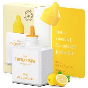 Nail & Cuticle Oil – Ultimate Repair & Strength for Dry, Brittle Nails | Enriched with Jojoba & Avocado Oils, Vitamin E and Biotin (B7) for Instant Hydration & Growth (Lemon, 2.0 fl oz)