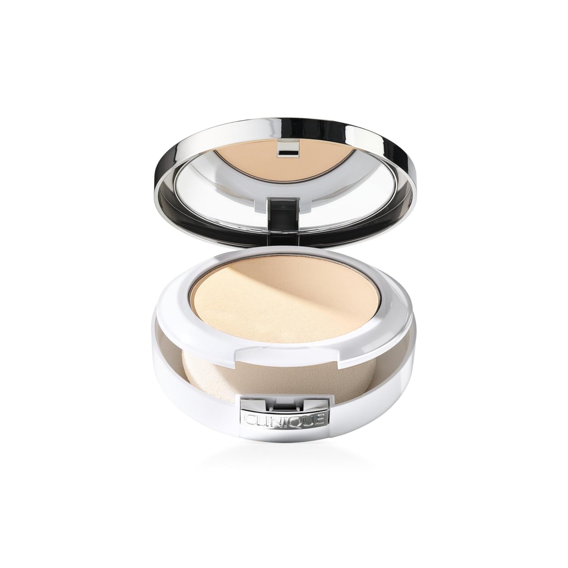 Clinique Beyond Perfecting Powder Lightweight Full Coverage Foundation + Concealer For Dry Combination to Oily Skin Types Clinique Beyond Perfecting Powder Lightweight Full Coverage Foundation + Concealer For Dry Combination to Oily Skin Types