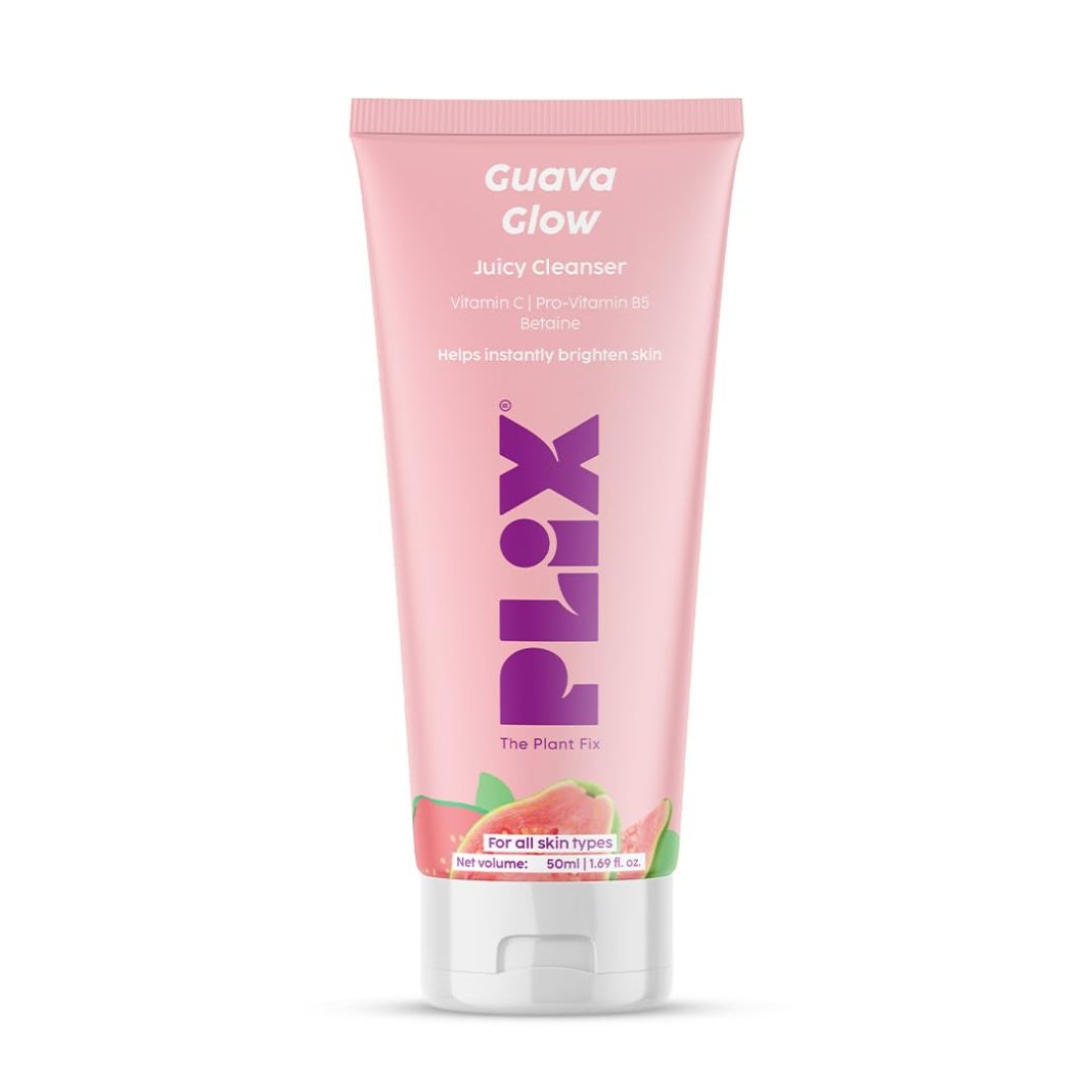 Guava Juicy Mini Cleanser | For Skin Brightening With Vitamin C | Promotes Hydration & Skin Brightening| For Men & Women| For Daily Use | 50 ml Guava Juicy Mini Cleanser | For Skin Brightening With Vitamin C | Promotes Hydration & Skin Brightening| For Men & Women| For Daily Use | 50 ml
