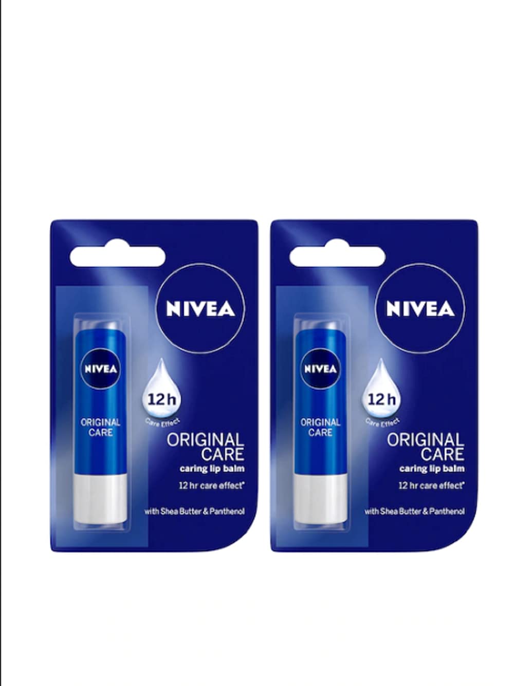 Nivea Women Pack Of 2 Original Care Lip Balm, Clear Nivea Women Pack Of 2 Original Care Lip Balm, Clear