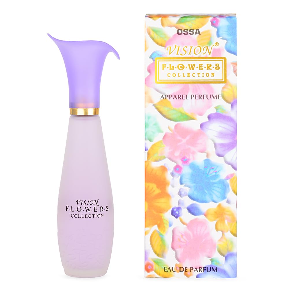 Ossa Vision Flowers Eau De Parfum 35ml Perfume With Musky, Floral And Ambery Notes | Premium EDP For Women | Long Lasting Fragrance For All Day Freshness | Best Gift For Birthday and Anniversary Ossa Vision Flowers Eau De Parfum 35ml Perfume With Musky, Floral And Ambery Notes | Premium EDP For Women | Long Lasting Fragrance For All Day Freshness | Best Gift For Birthday and Anniversary