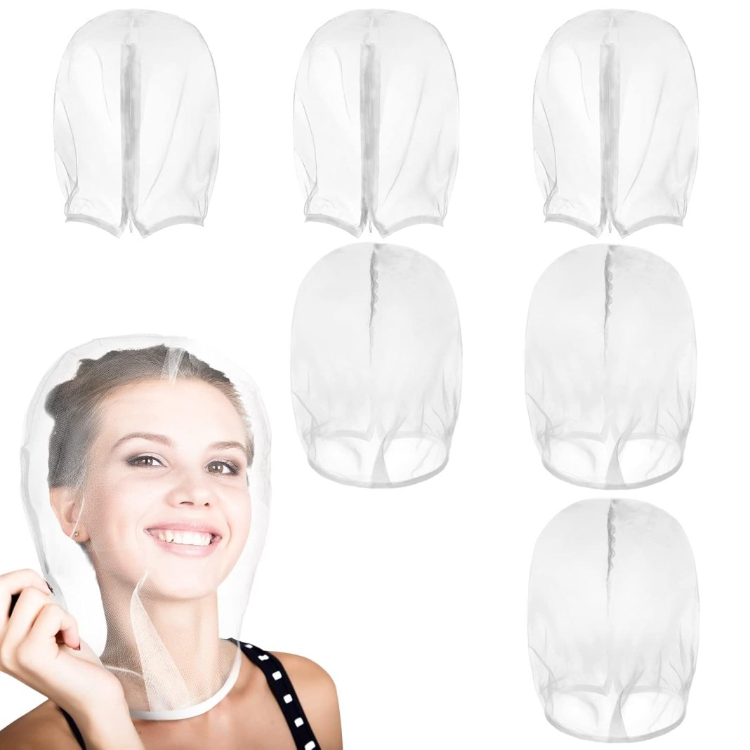 6 Pcs Makeup Protector Hood Washable Light Airy Nylon Chiffon Makeup Hood Zipper Closure Reusable Make up Face Cover for Women Girls Beauty Weddings 6 Pcs Makeup Protector Hood Washable Light Airy Nylon Chiffon Makeup Hood Zipper Closure Reusable Make up Face Cover for Women Girls Beauty Weddings