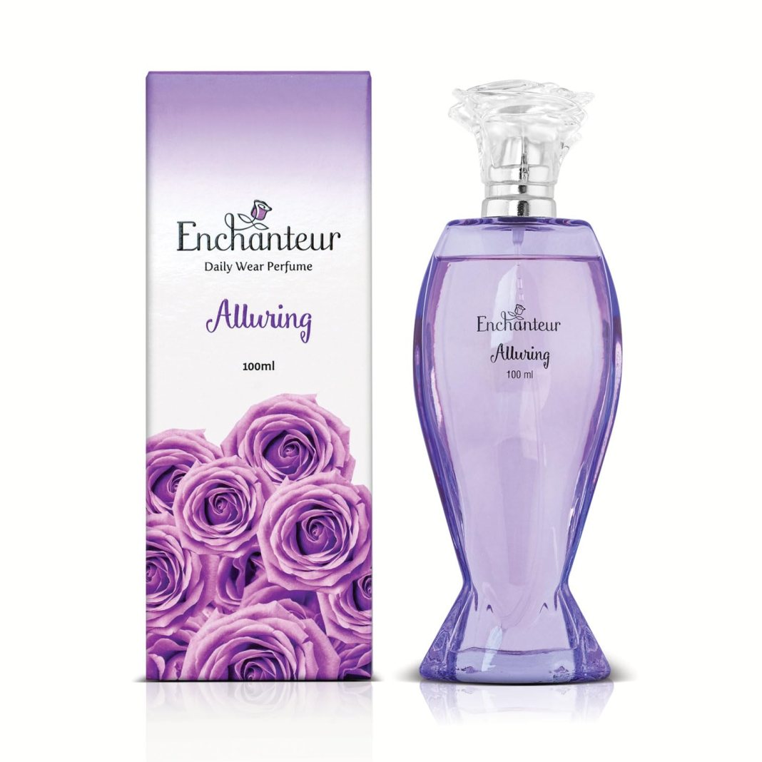 Enchanteur Alluring Rose Perfume Liquid For Women, 100Ml Enchanteur Alluring Rose Perfume Liquid For Women, 100Ml