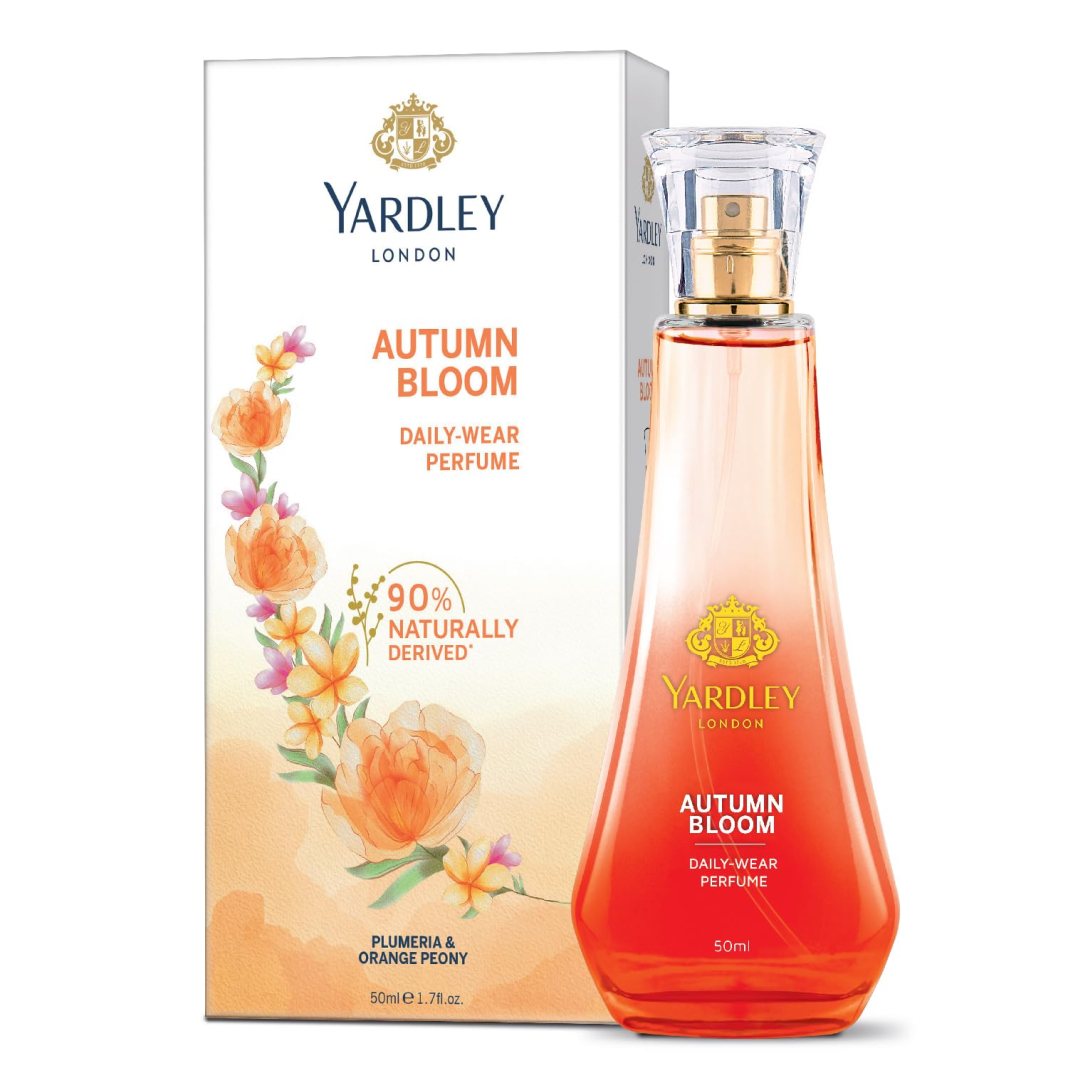 Yardley London Autumn Bloom Perfume| Floral Fruity Scent| 90% Naturally Derived| Plumeria & Orange Peony Perfume For Women| 50Ml – Spray Yardley London Autumn Bloom Perfume| Floral Fruity Scent| 90% Naturally Derived| Plumeria & Orange Peony Perfume For Women| 50Ml – Spray
