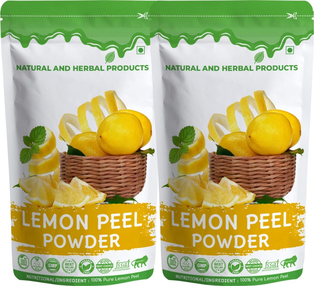 Lemon Peel Powder for Eating | Citrus Limonum | Dried Lime | Nimbu | Face Pack For Skin Care | Face Mask | Skin Brightening | Evens Skin Tone | Hair Care- 100Gram(Pack of 2) Lemon Peel Powder for Eating | Citrus Limonum | Dried Lime | Nimbu | Face Pack For Skin Care | Face Mask | Skin Brightening | Evens Skin Tone | Hair Care- 100Gram(Pack of 2)