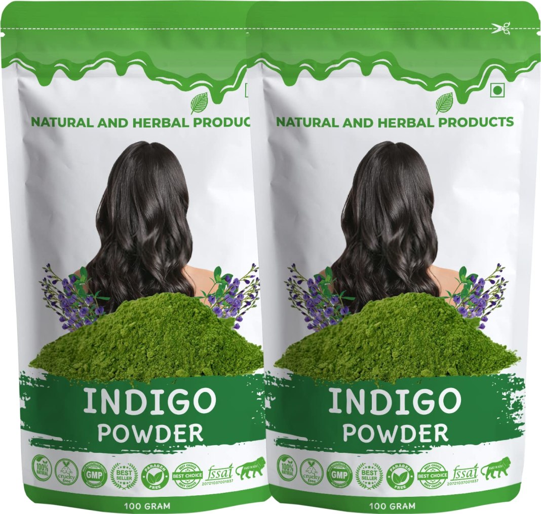 Indigo Powder for Black Hair | Indigofera Tinctoria | Indigo Dye For Hair Care | Hair Growth | Hair Fall | Hair Color | Hair Conditioner | Hair Strong | Black Hair – 100 Gram (Pack of 2) Indigo Powder for Black Hair | Indigofera Tinctoria | Indigo Dye For Hair Care | Hair Growth | Hair Fall | Hair Color | Hair Conditioner | Hair Strong | Black Hair – 100 Gram (Pack of 2)