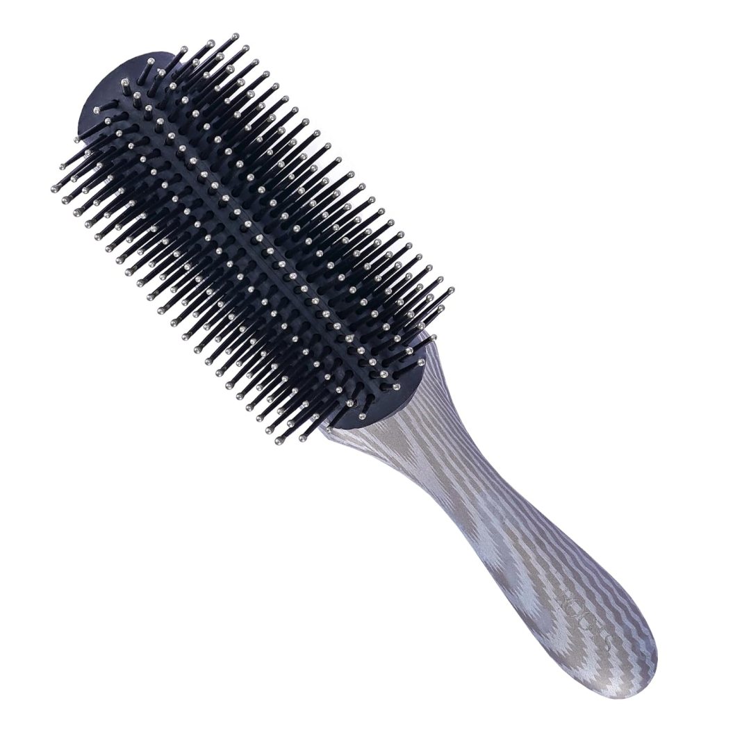 Roots – Truglam Wide Range of Round and Silver Paddle Hair Brush – Designed for Detangling and Curling with Soft Tip Flexible Bristles – Helps in Adding Volume to Your Quiff- for Men and Women – SLV43 Roots – Truglam Wide Range of Round and Silver Paddle Hair Brush – Designed for Detangling and Curling with Soft Tip Flexible Bristles – Helps in Adding Volume to Your Quiff- for Men and Women – SLV43