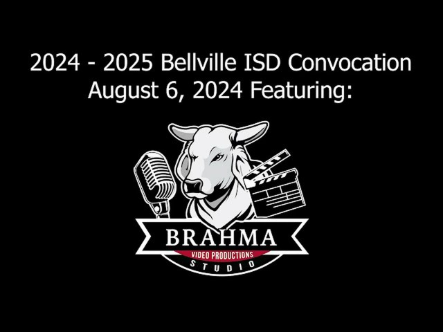 Bellville ISD Convocation August 6, 2024 | Featuring Brahma Video Productions Bellville ISD Convocation August 6, 2024 | Featuring Brahma Video Productions