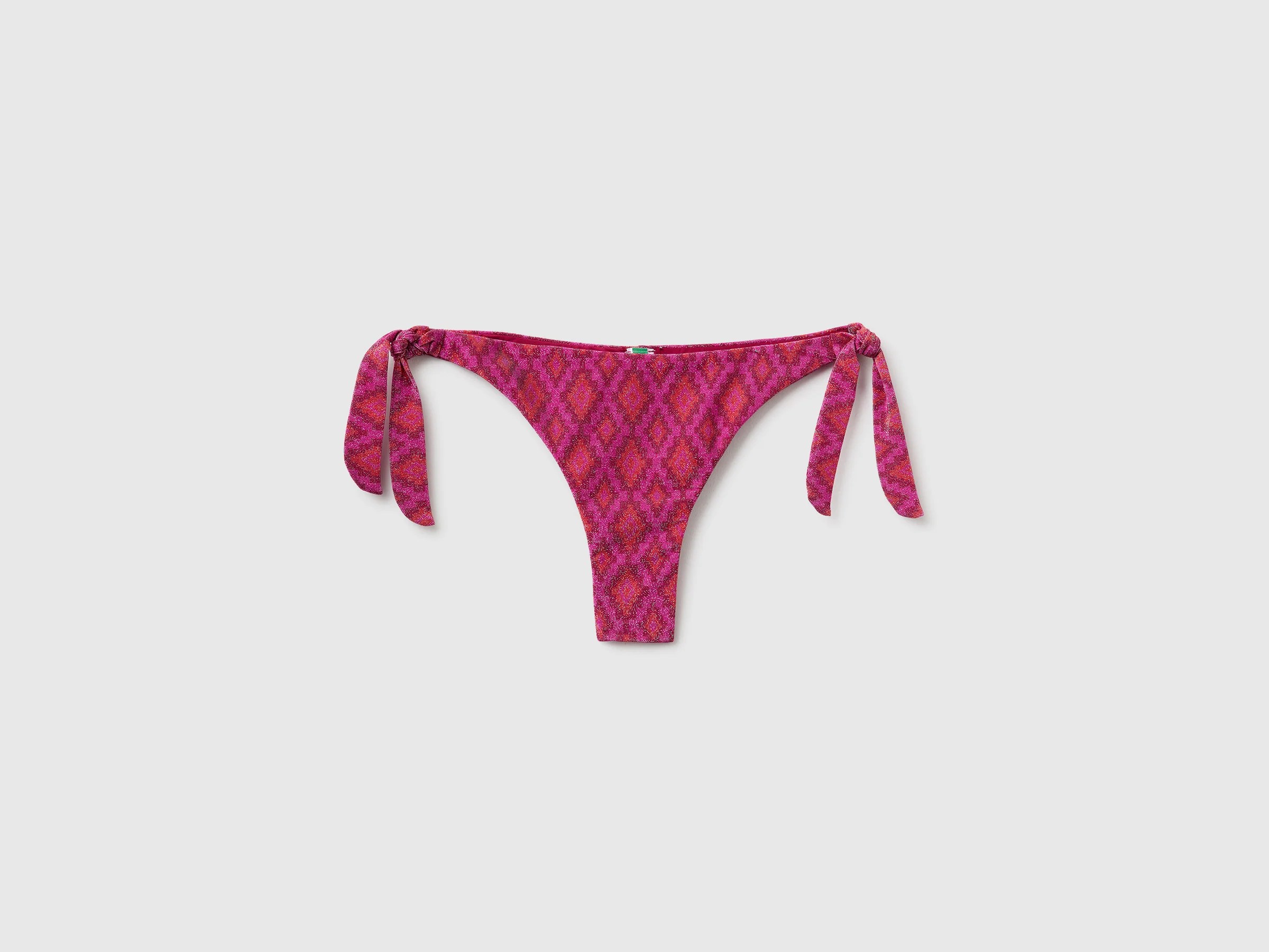 Maillot de bain brésilien à imprimé ethnique avec lurex – Image 2