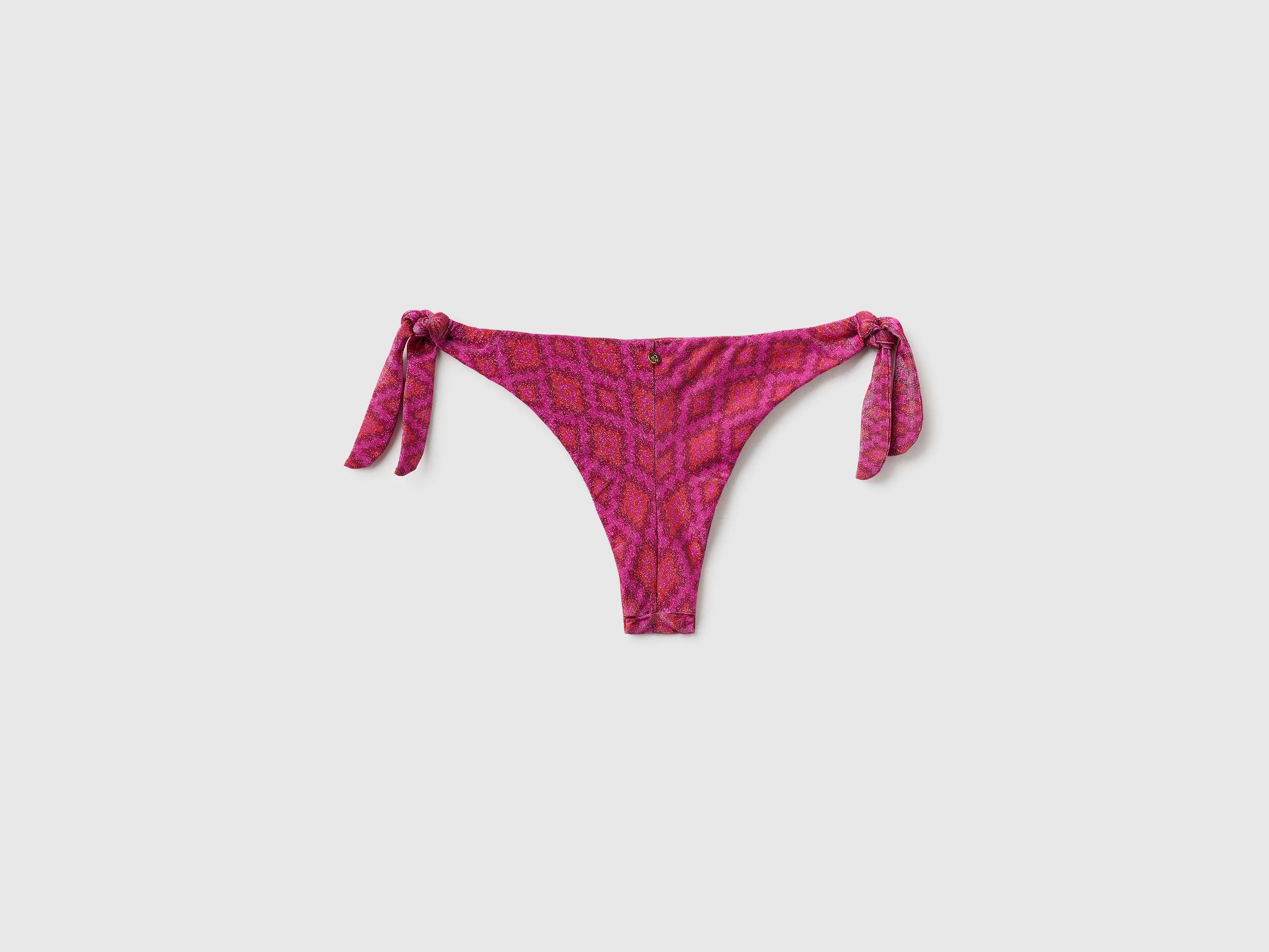 Maillot de bain brésilien à imprimé ethnique avec lurex – Image 2