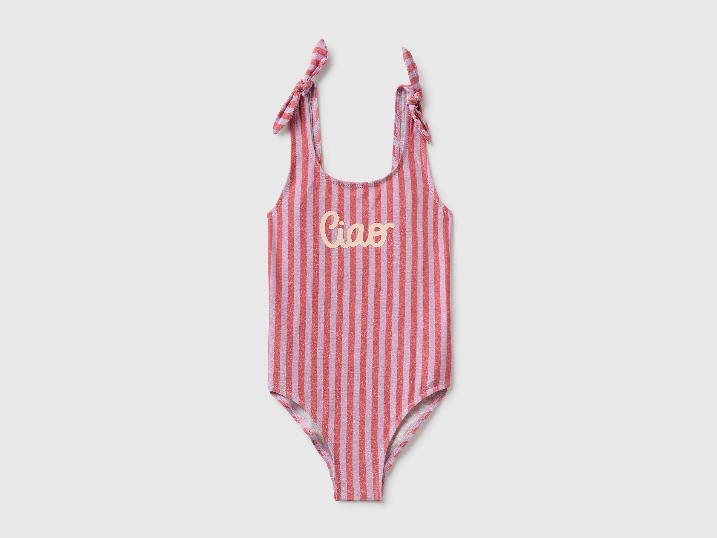 Maillot de bain une pièce rayé avec lurex Maillot de bain une pièce rayé avec lurex