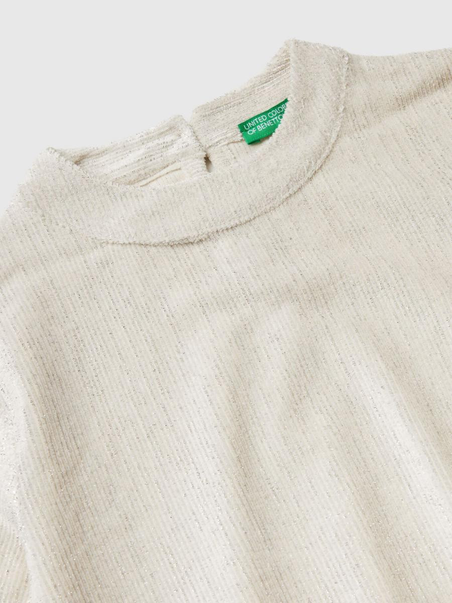 T-shirt fille beige – Image 3
