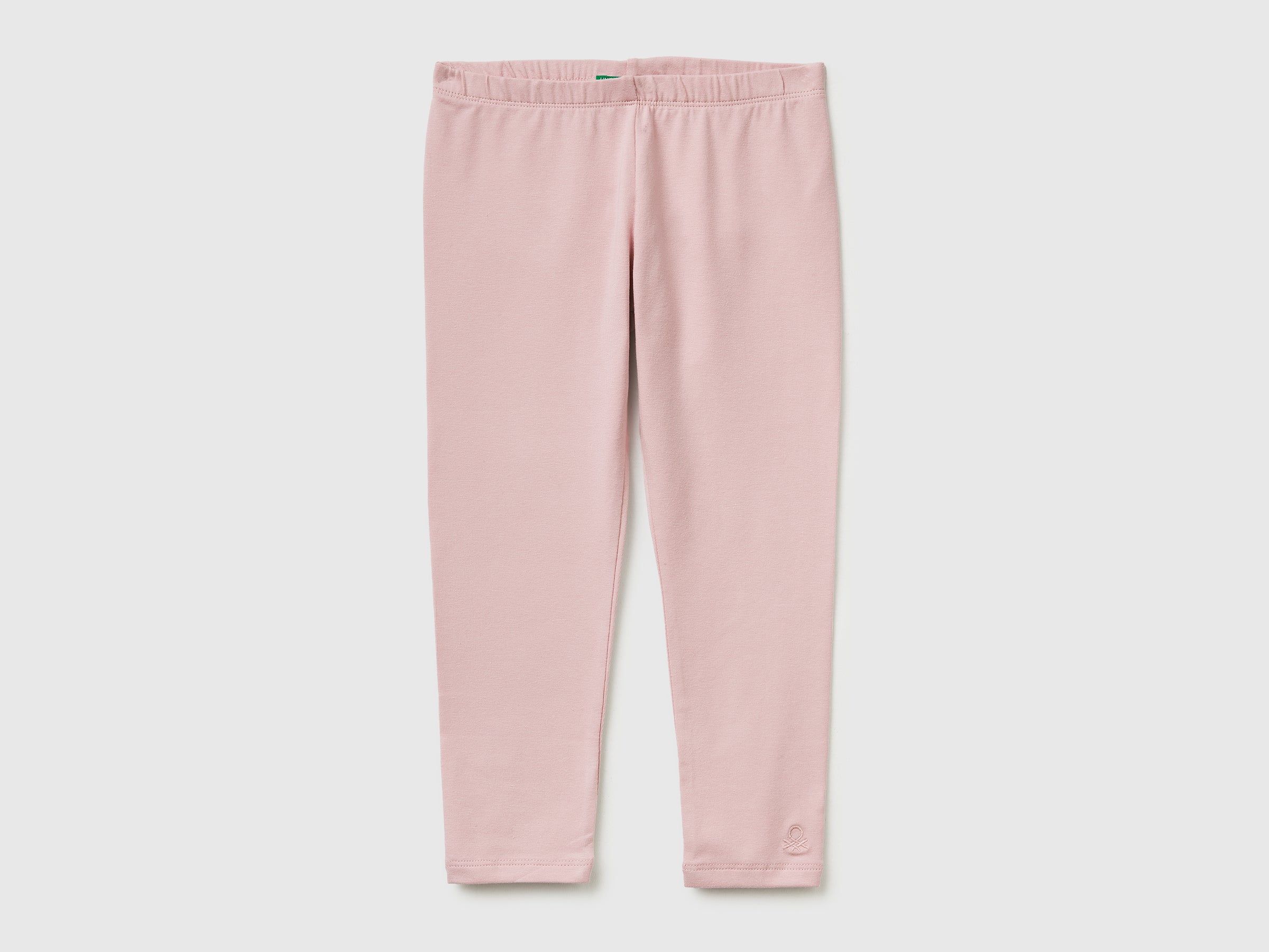 Leggings en coton stretch avec logo Leggings en coton stretch avec logo