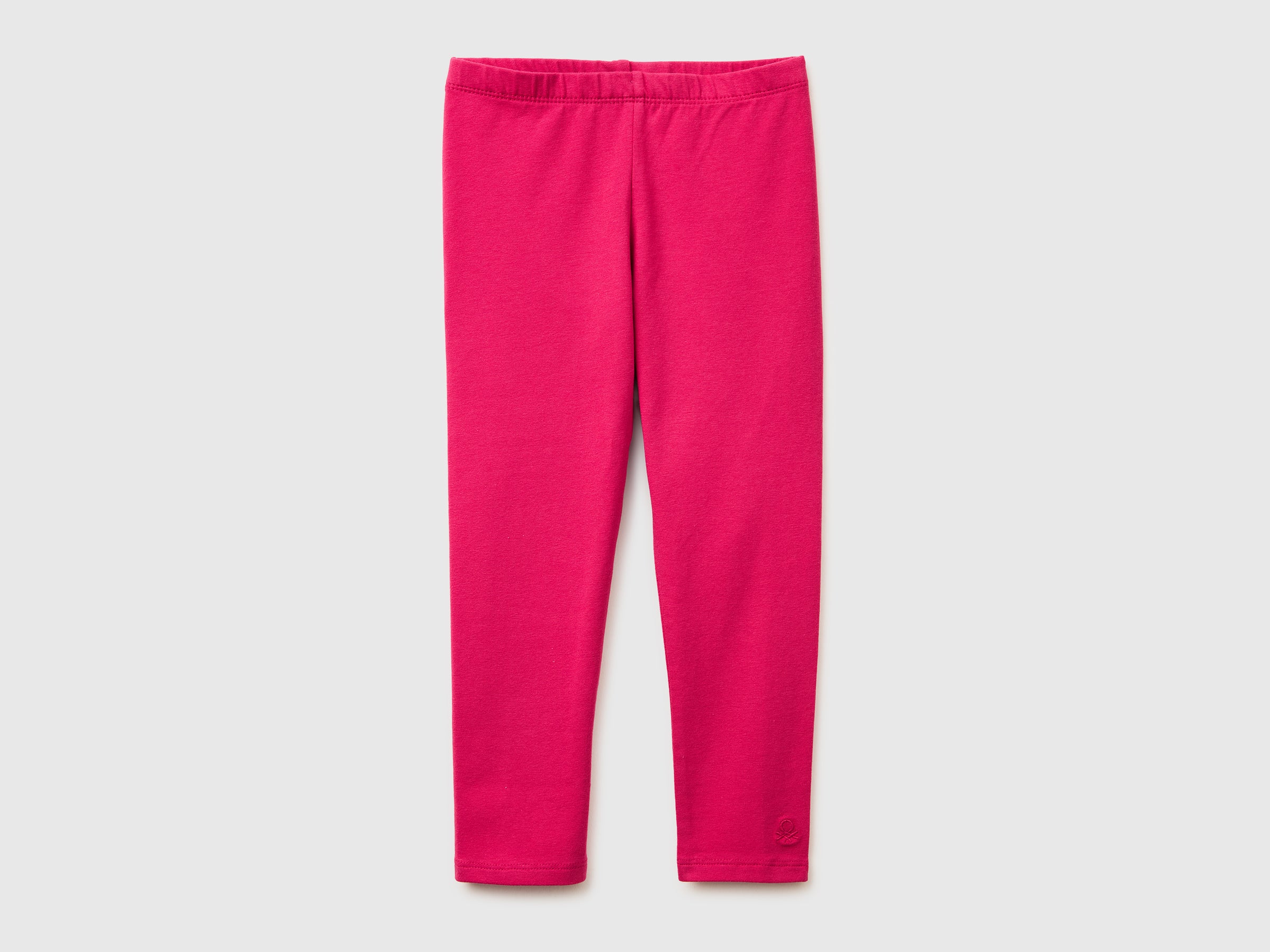 Leggings en coton stretch avec logo Leggings en coton stretch avec logo