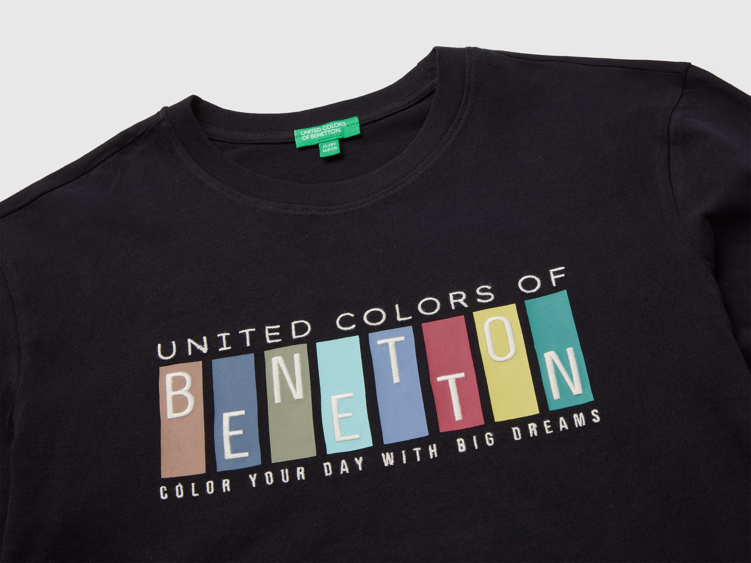 T-shirt avec imprimé et broderie – Image 3
