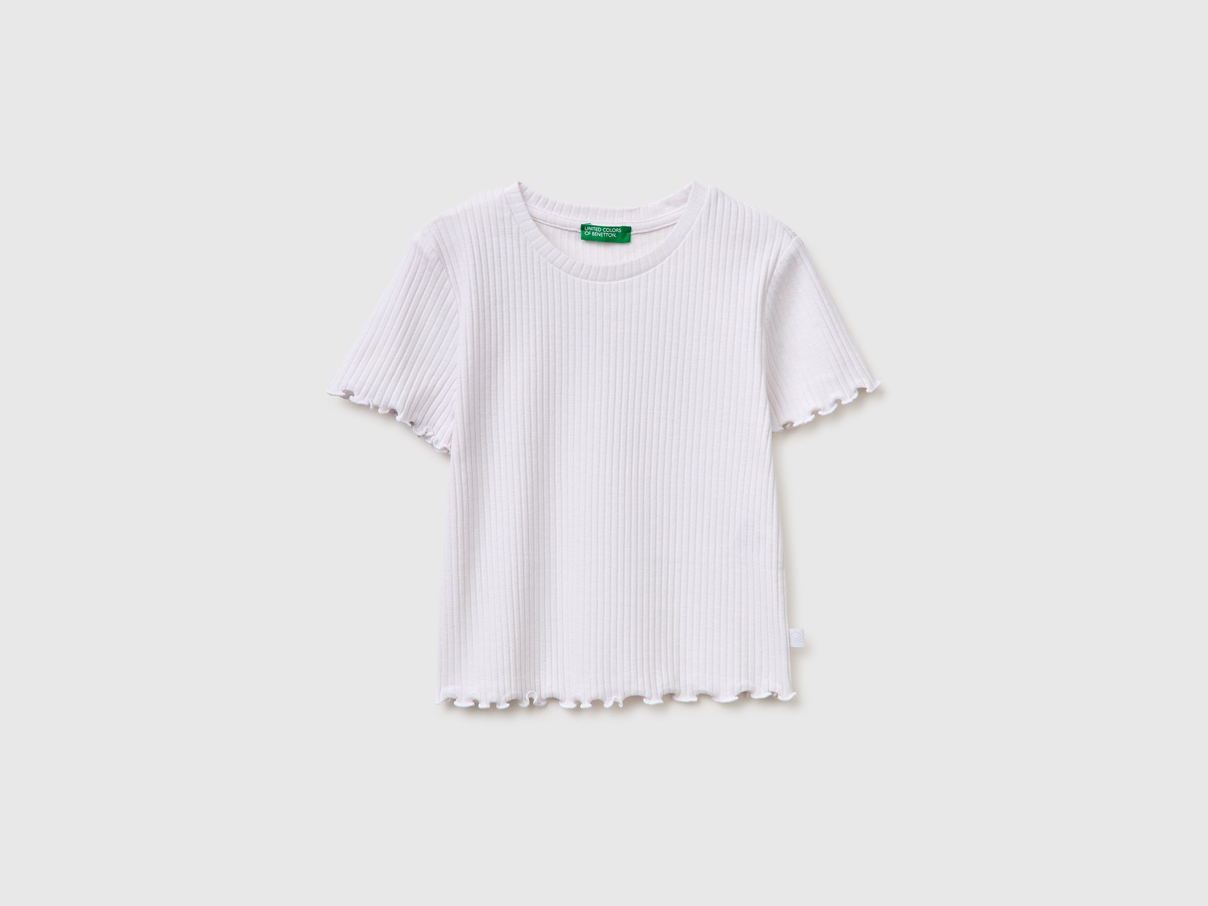 T-shirt côtelé coupe ajustée T-shirt côtelé coupe ajustée