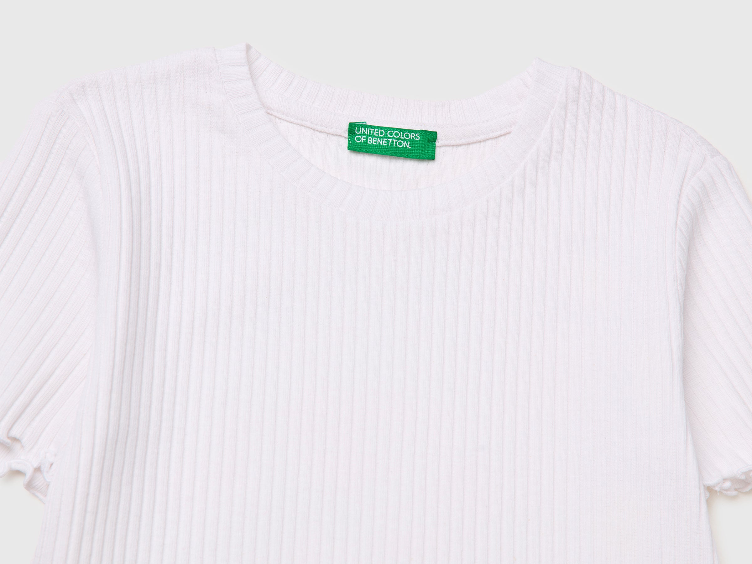 T-shirt côtelé coupe ajustée – Image 3