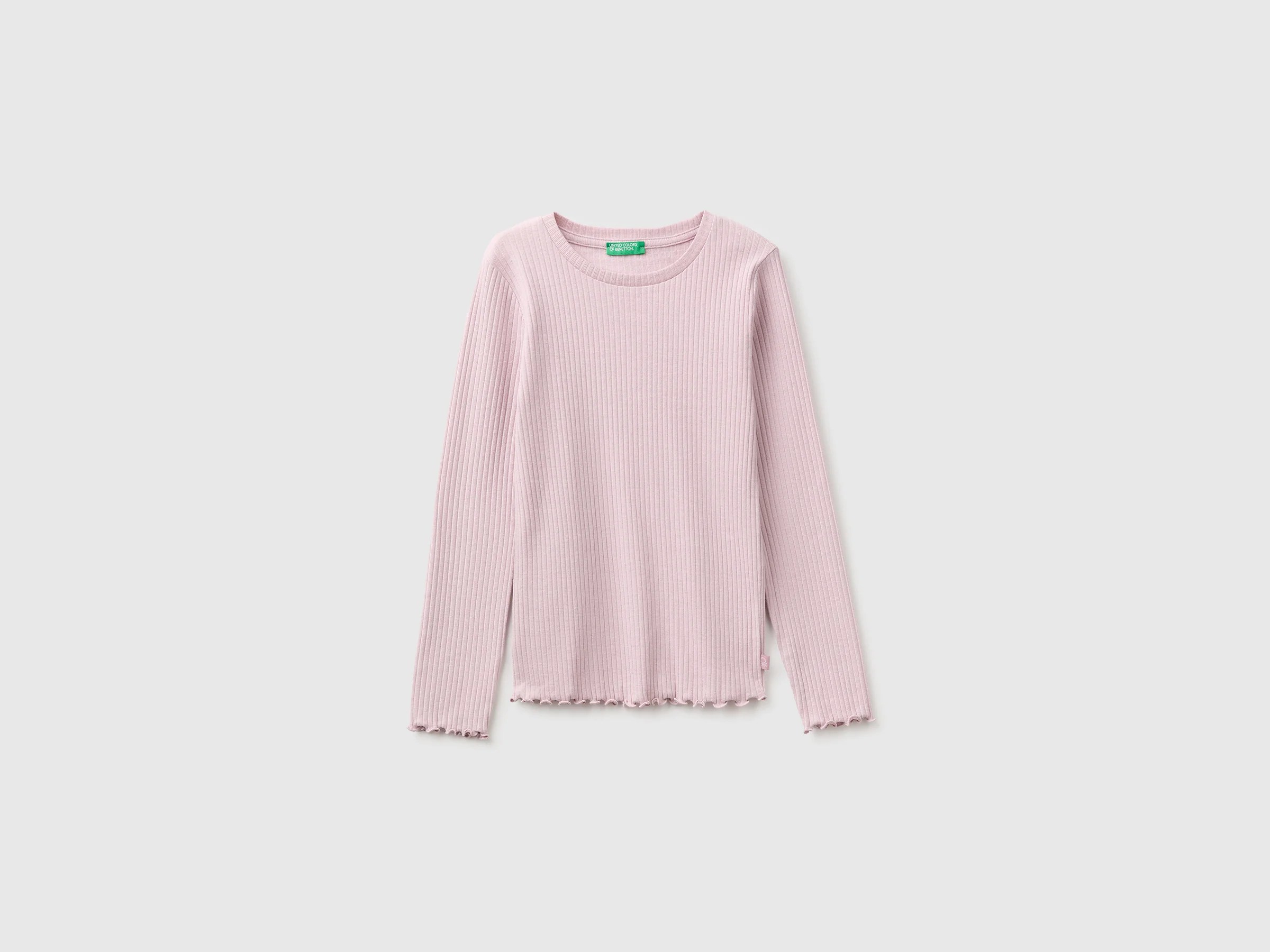 T-shirt côtelé en coton biologique stretch T-shirt côtelé en coton biologique stretch