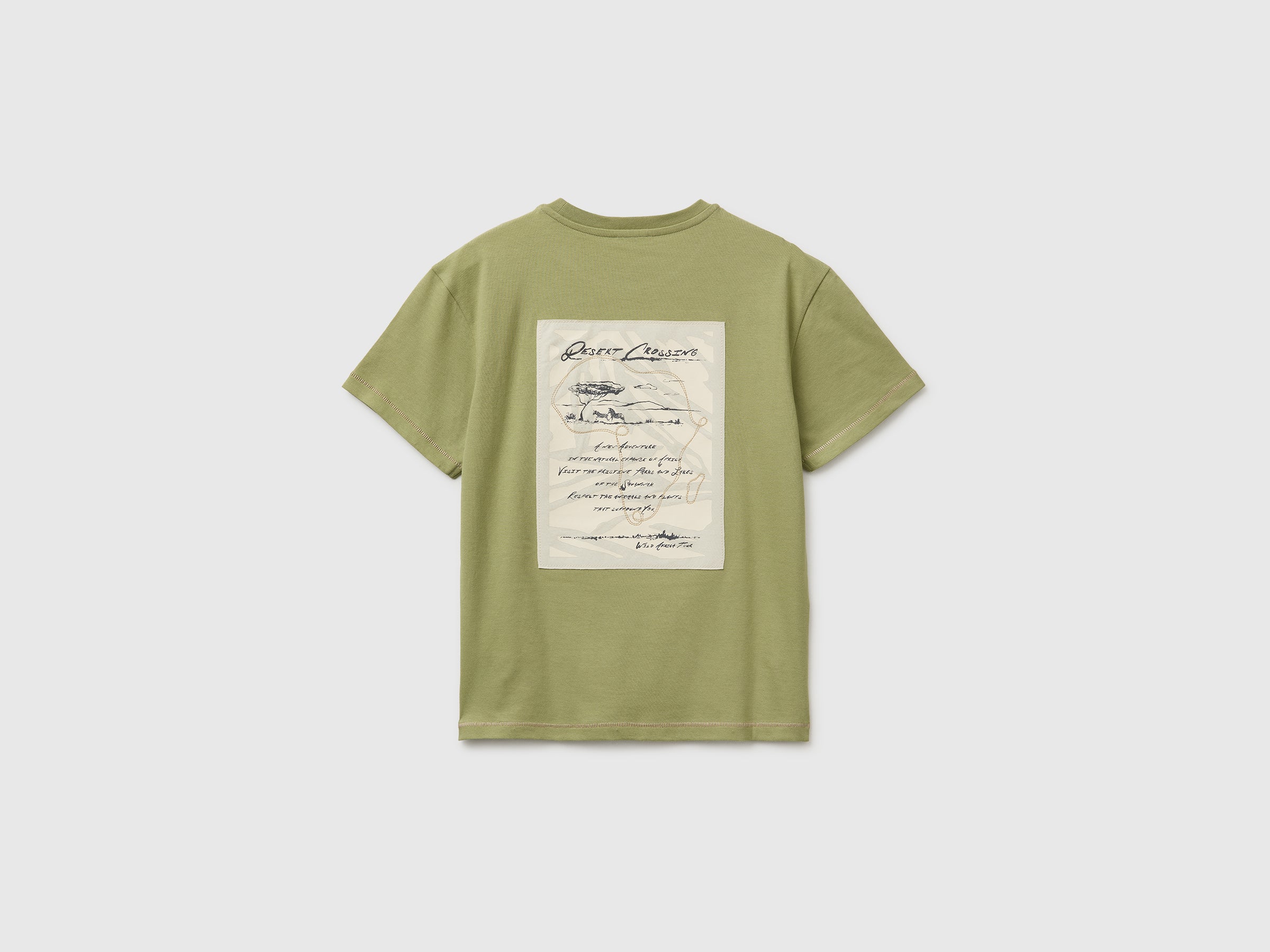 T-shirt oversize imprimé et brodé – Image 2