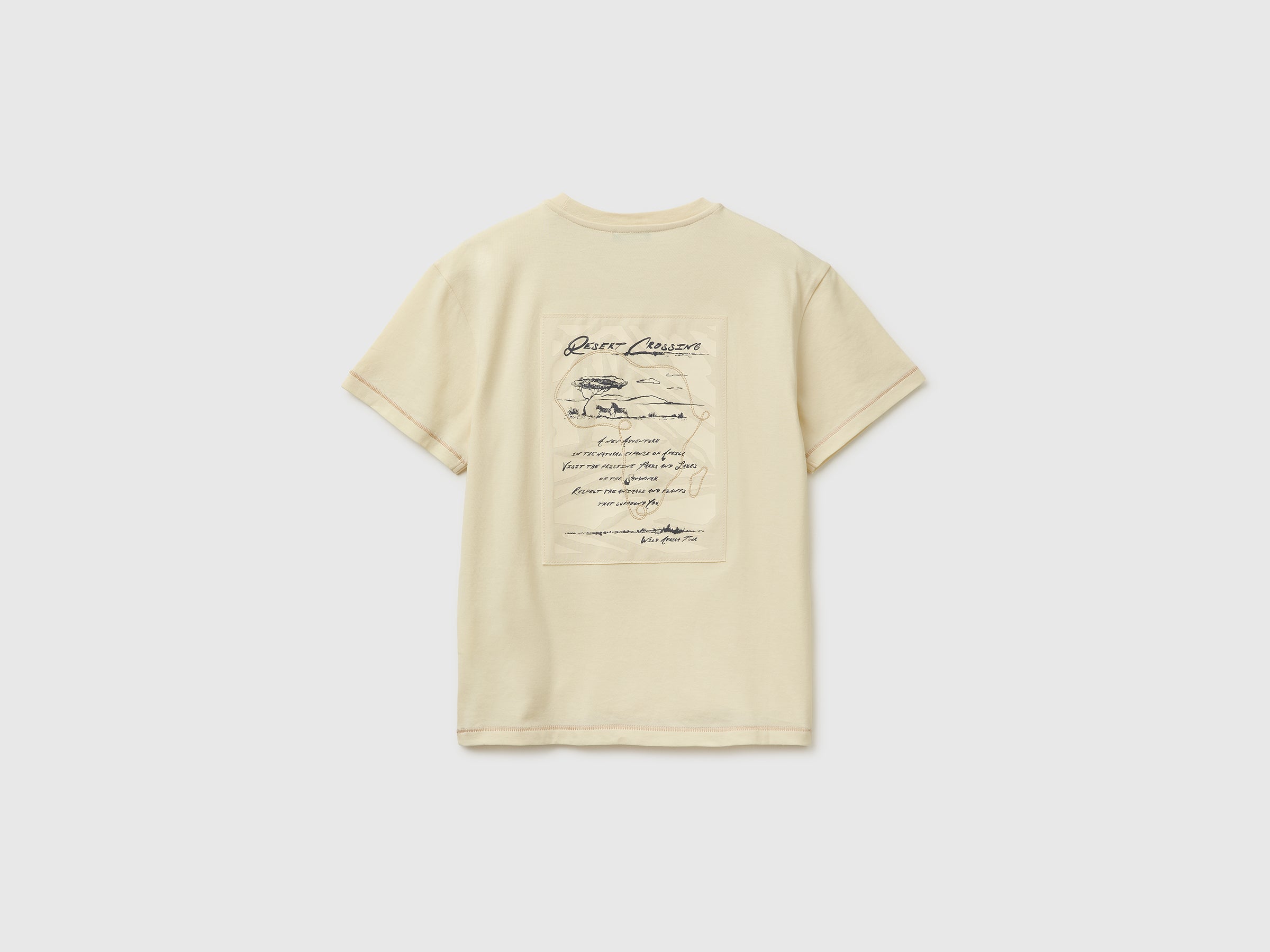 T-shirt oversize imprimé et brodé – Image 2