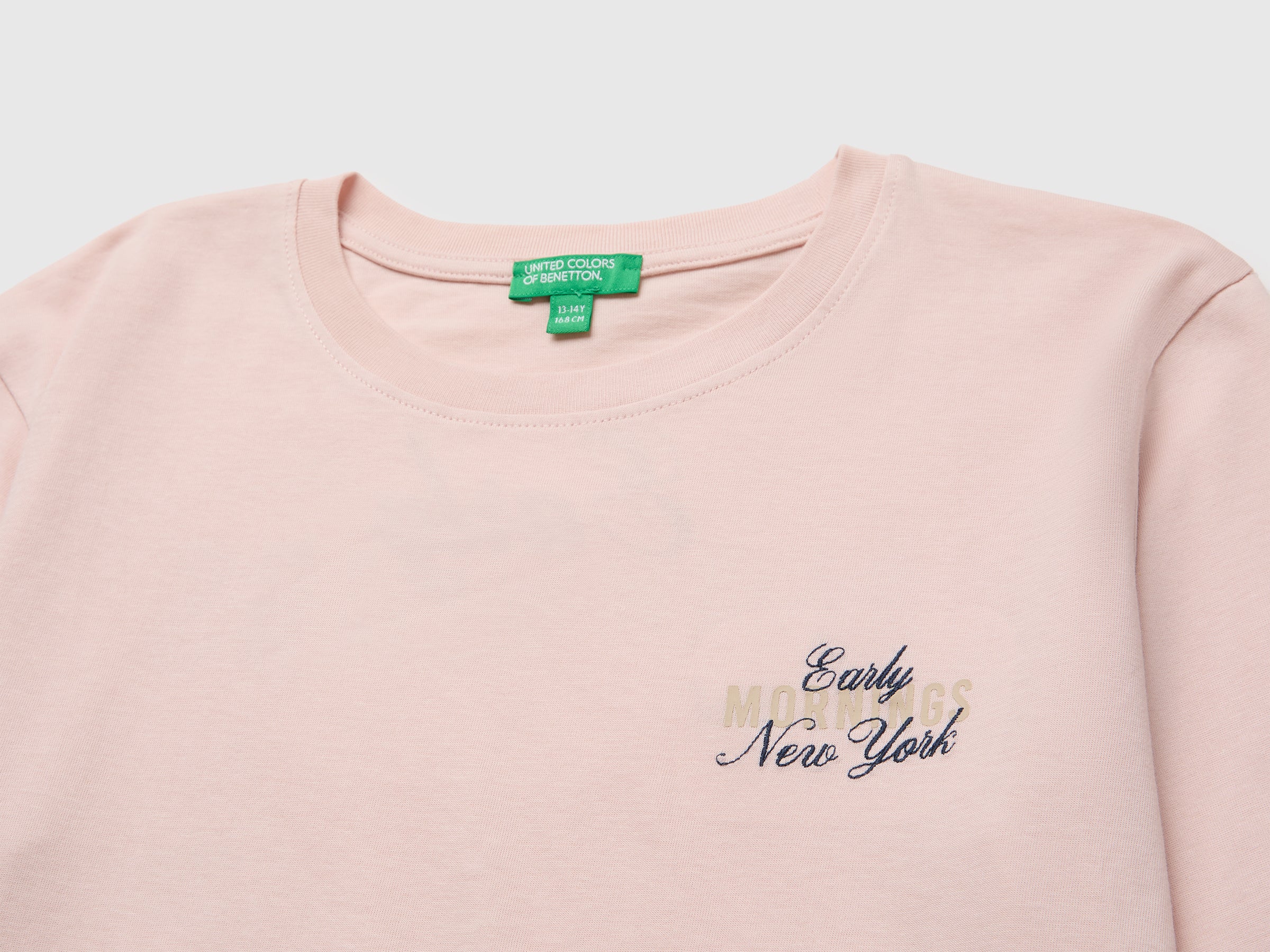 T-shirt en coton biologique avec broderie – Image 3