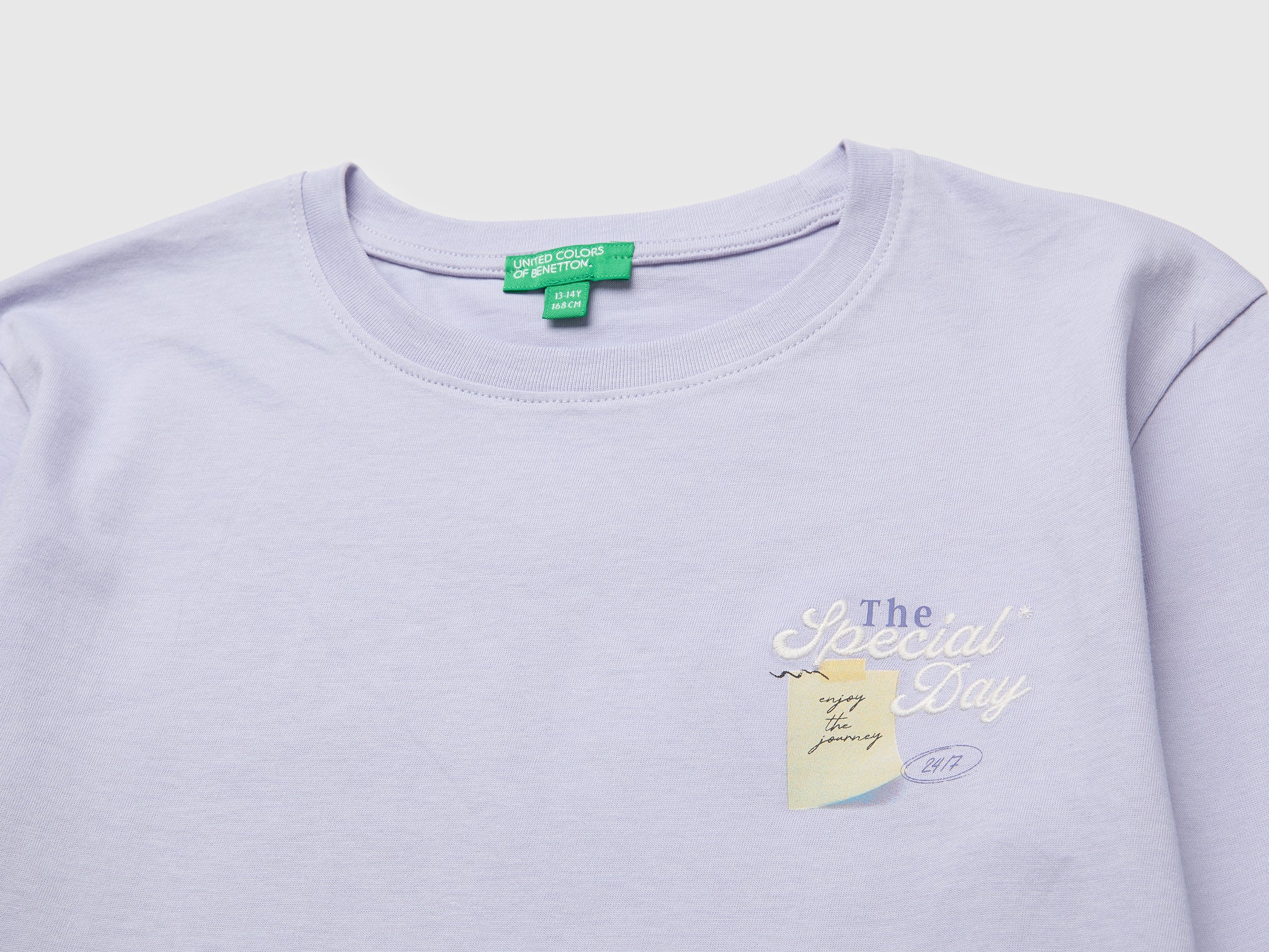 T-shirt en coton biologique avec broderie – Image 3