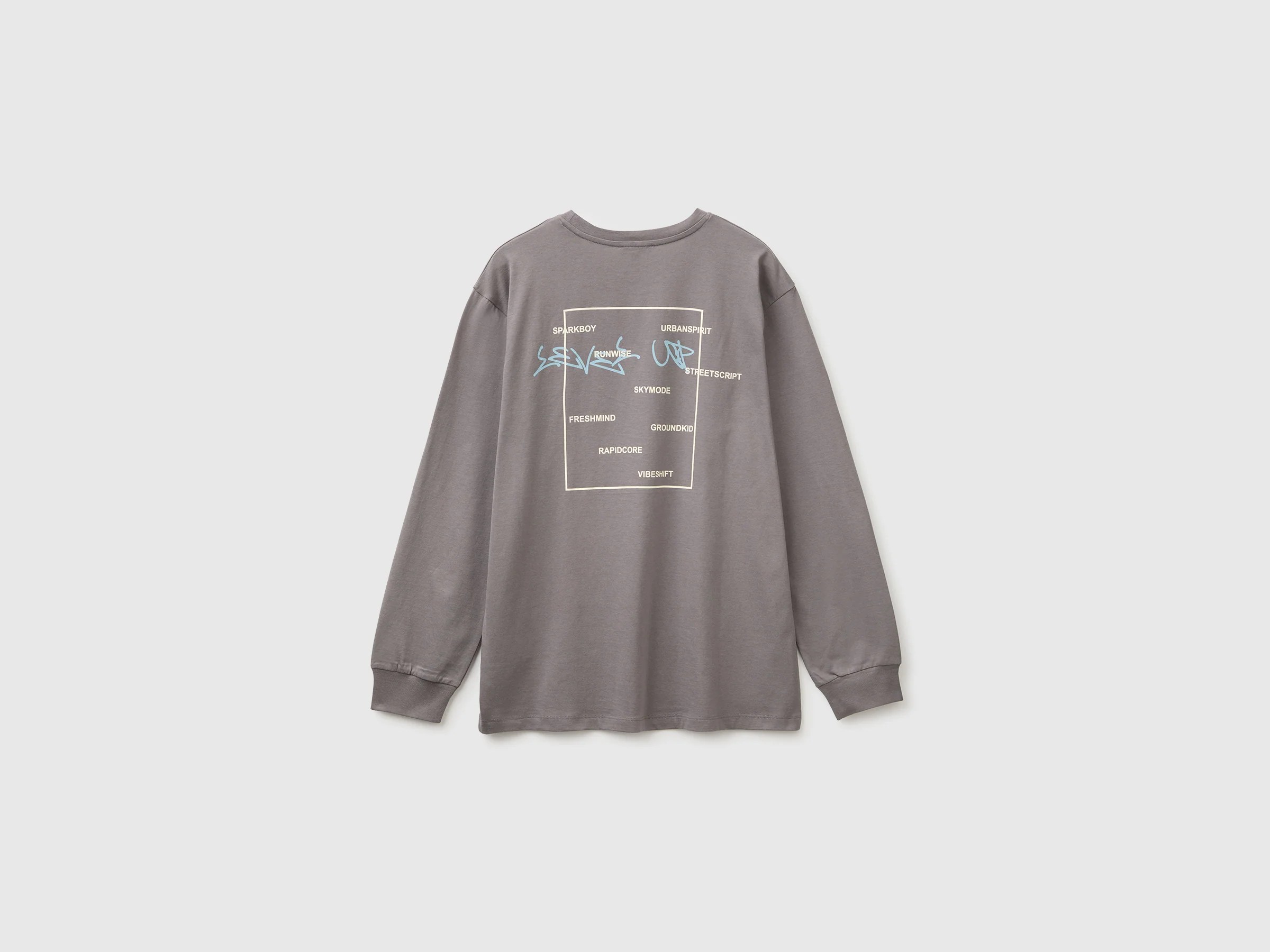 T-shirt 100 % coton biologique avec imprimé et écusson – Image 2