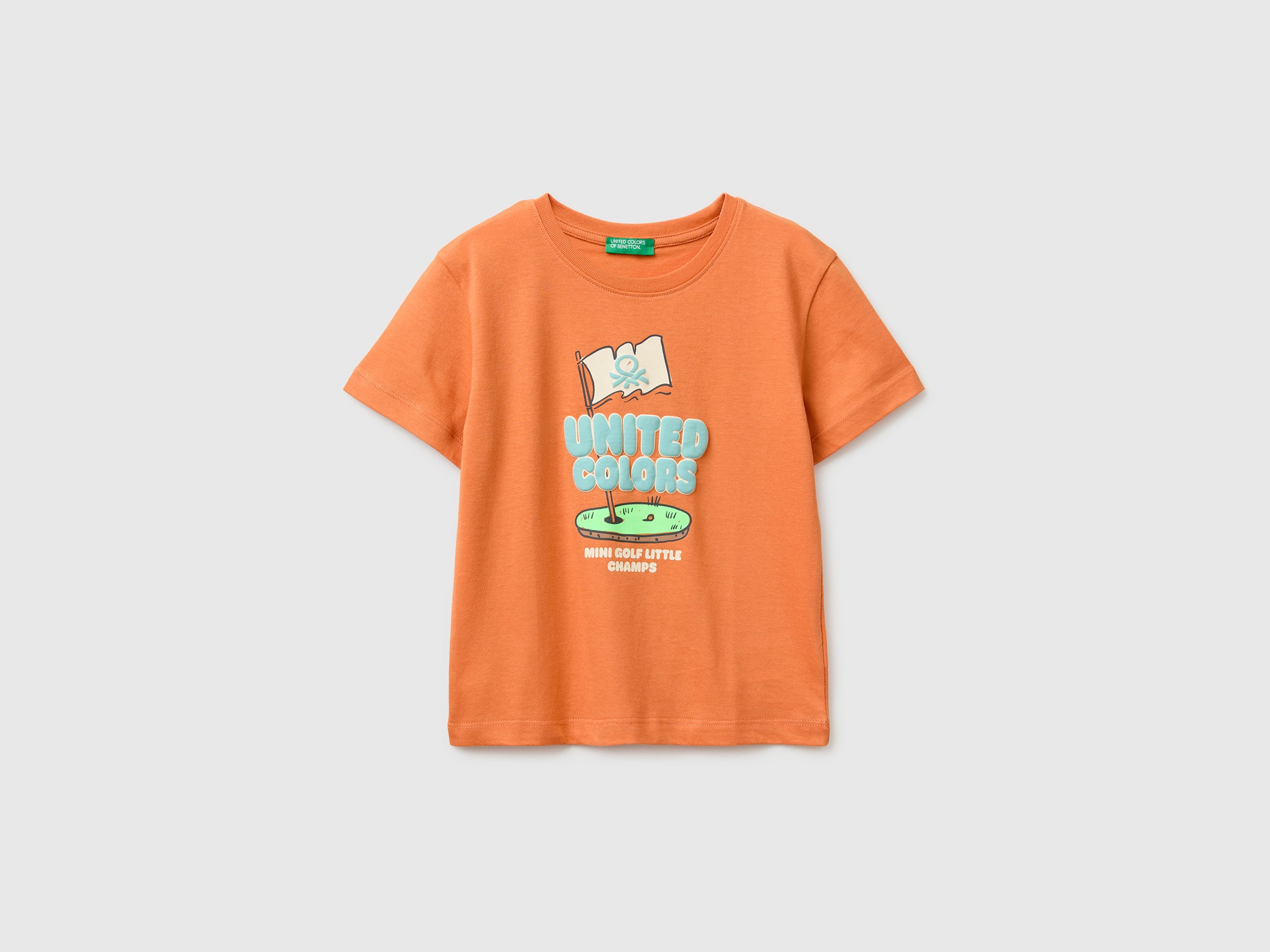 T-shirt en coton biologique avec logo imprimé T-shirt en coton biologique avec logo imprimé
