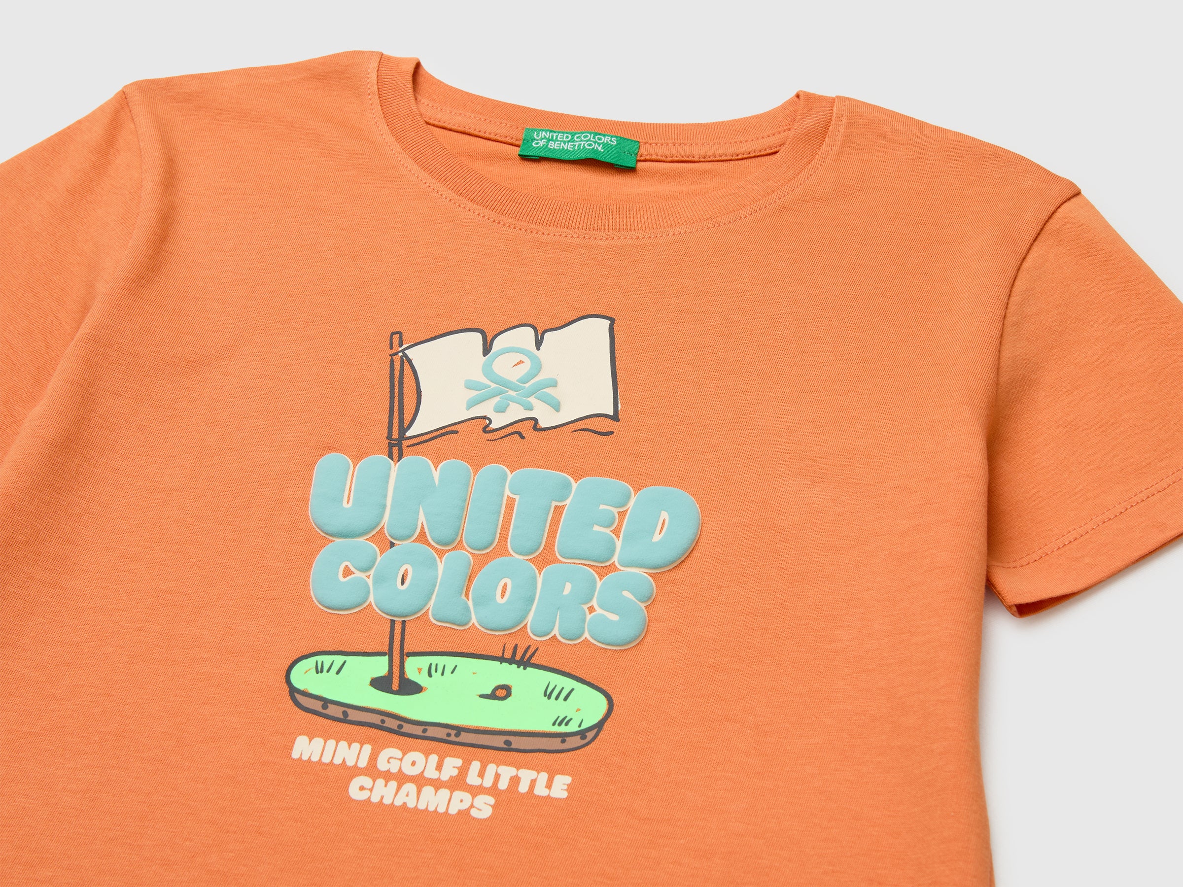 T-shirt en coton biologique avec logo imprimé – Image 3