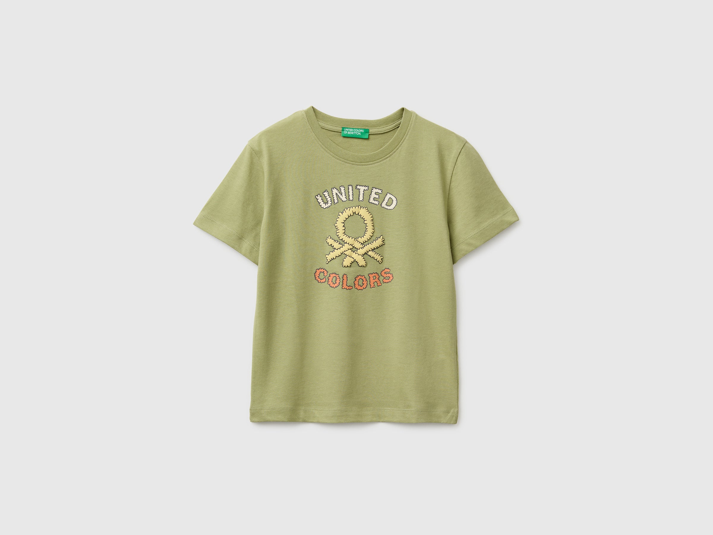 T-shirt en coton biologique avec logo imprimé T-shirt en coton biologique avec logo imprimé