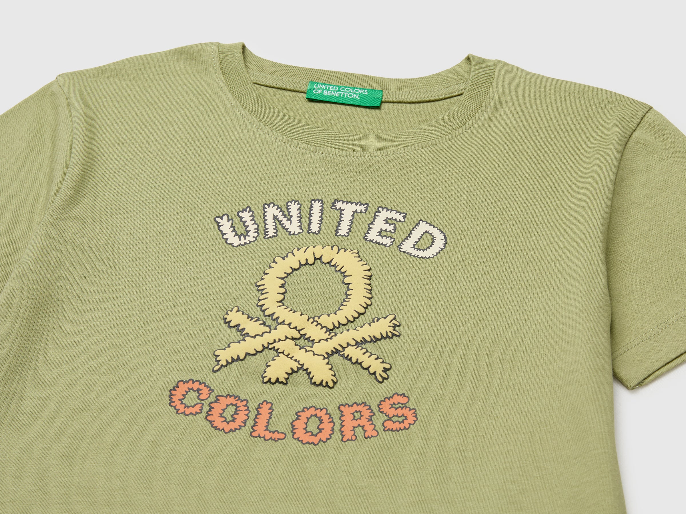 T-shirt en coton biologique avec logo imprimé – Image 3