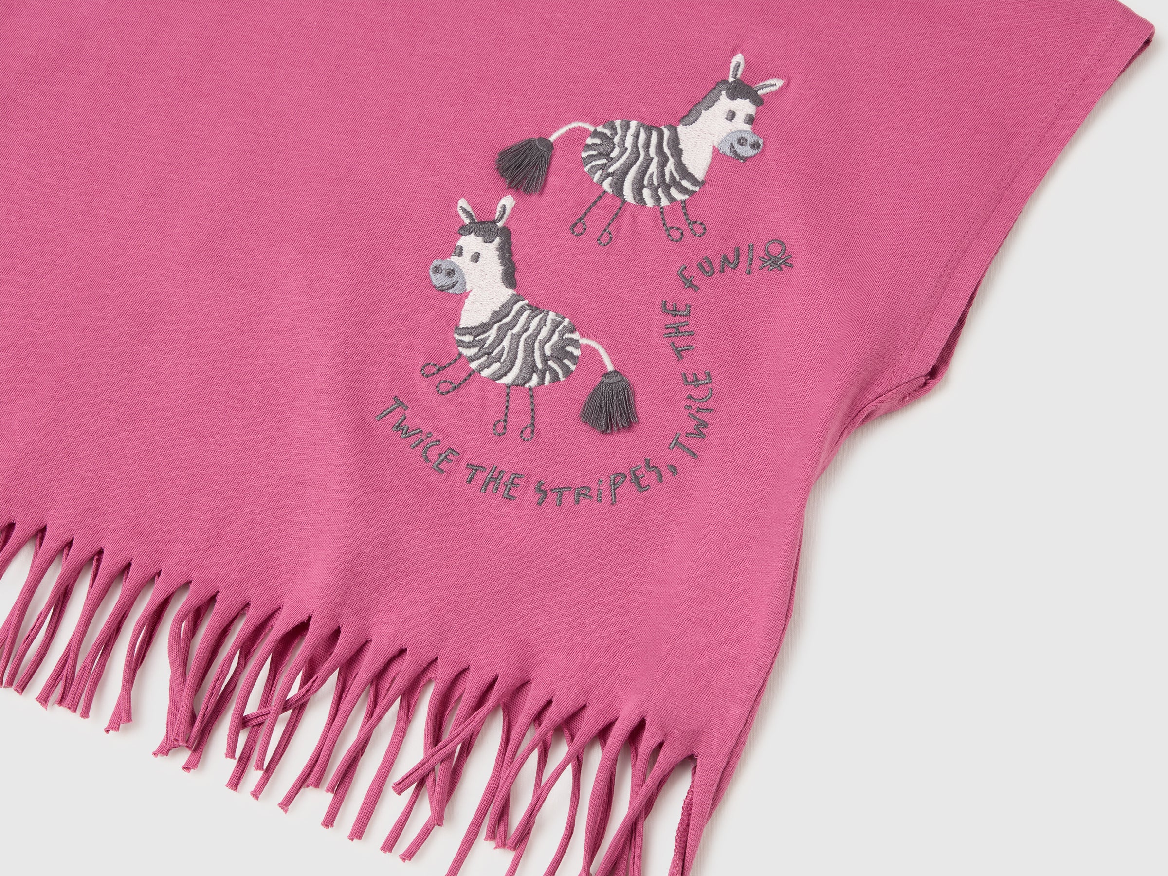 T-shirt à franges et broderie – Image 3