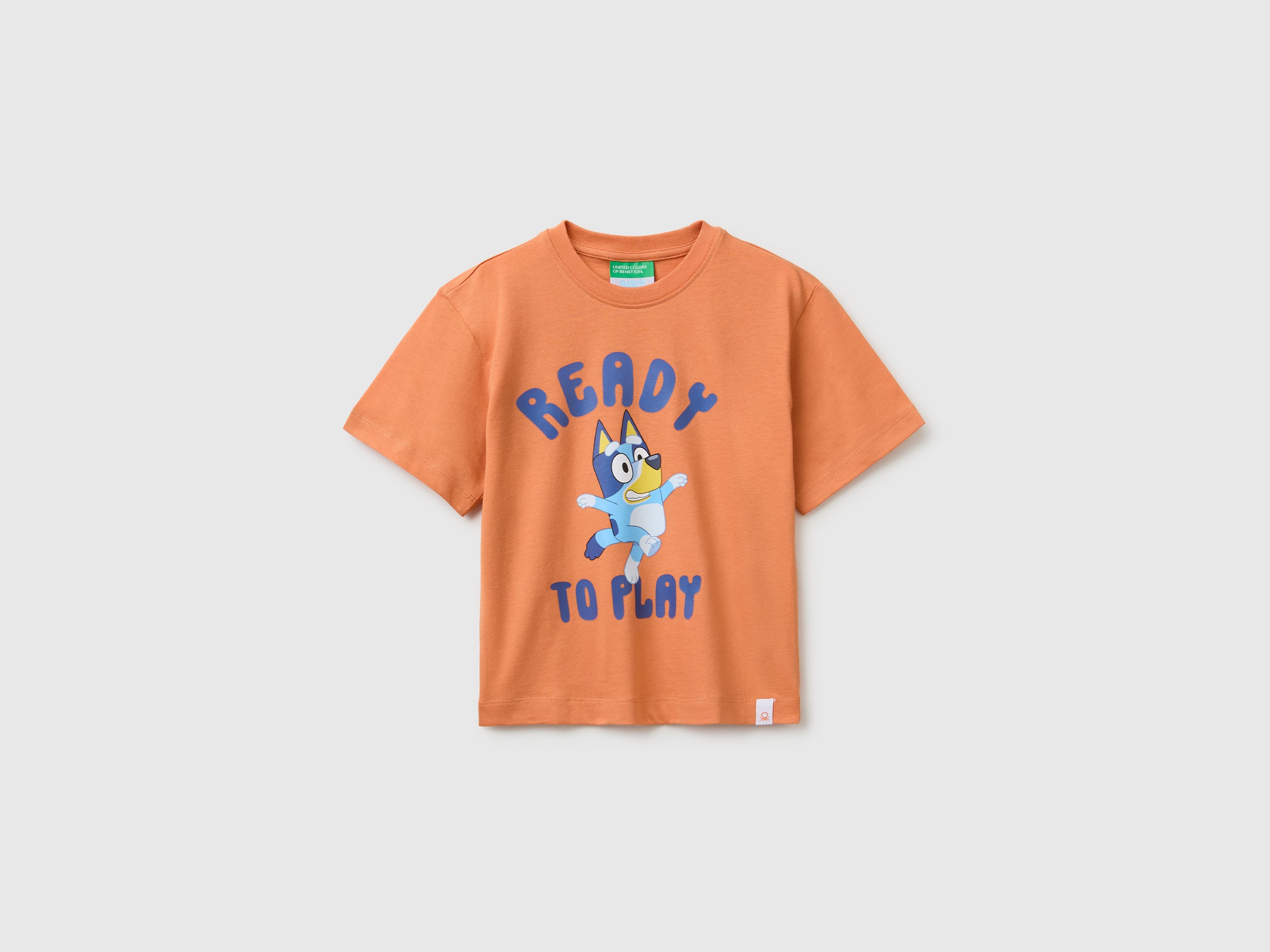 T-shirt bleu et orange T-shirt bleu et orange