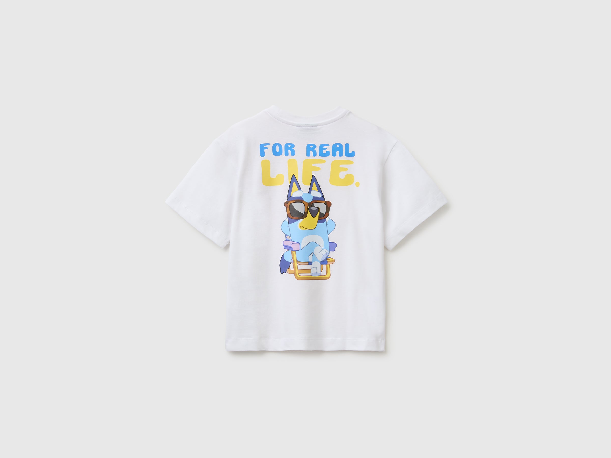 T-shirt bleu et blanc – Image 2