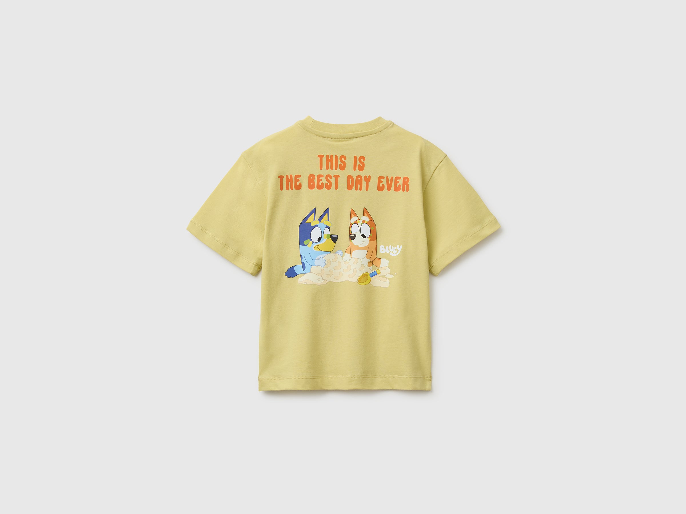 T-shirt jaune bleu – Image 2