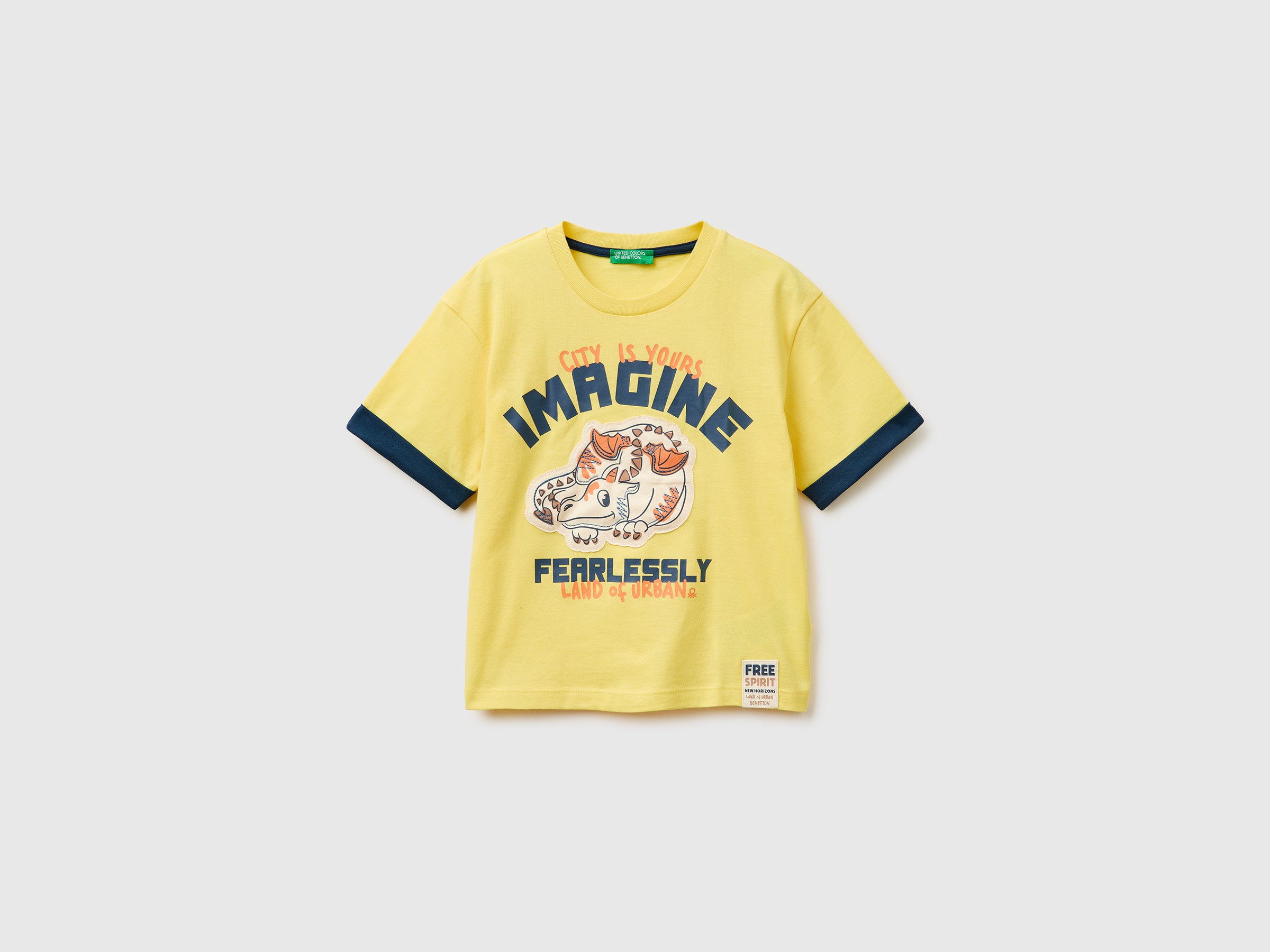 T-shirt en coton biologique imprimé T-shirt en coton biologique imprimé