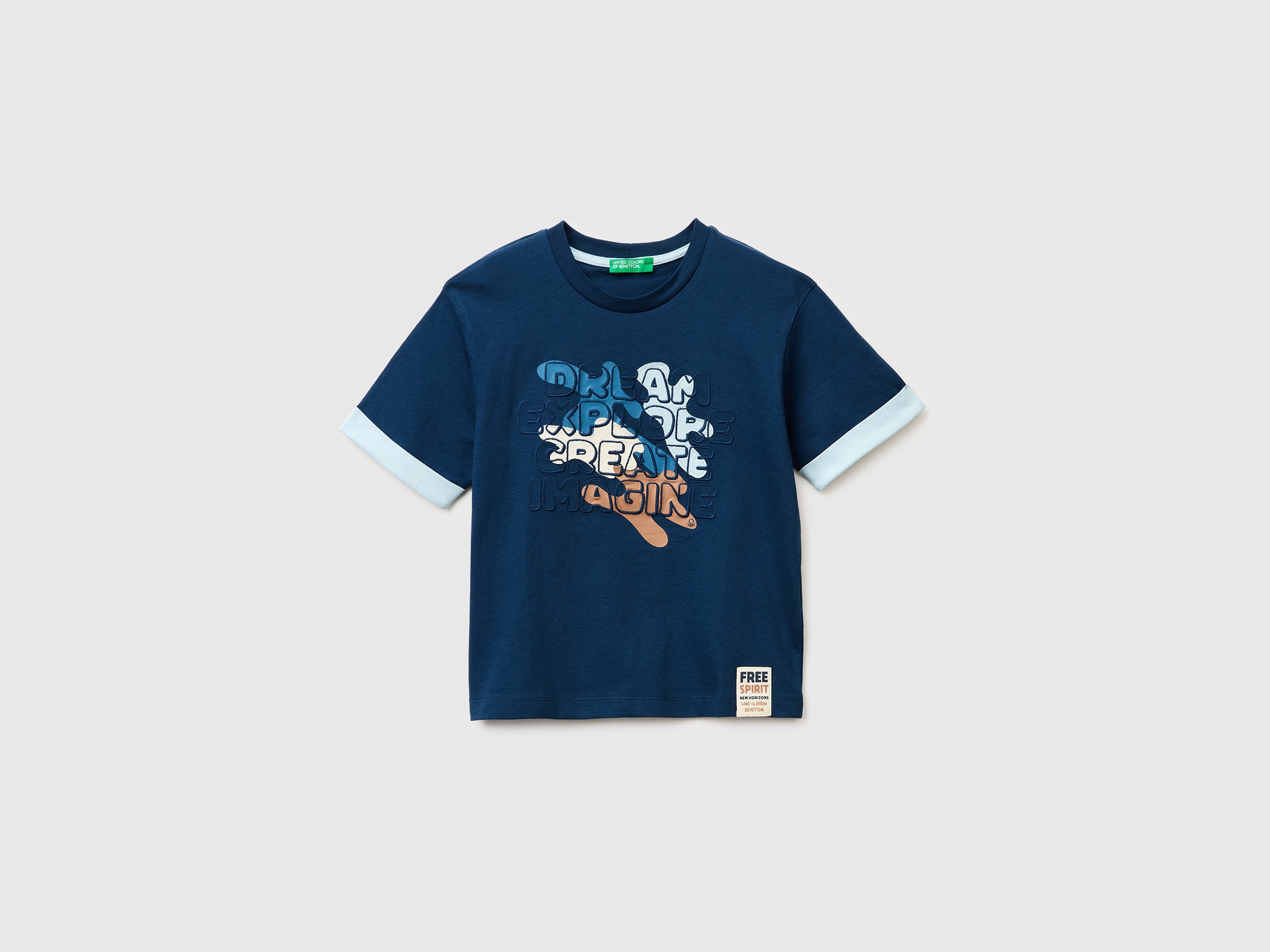 T-shirt en coton biologique imprimé T-shirt en coton biologique imprimé